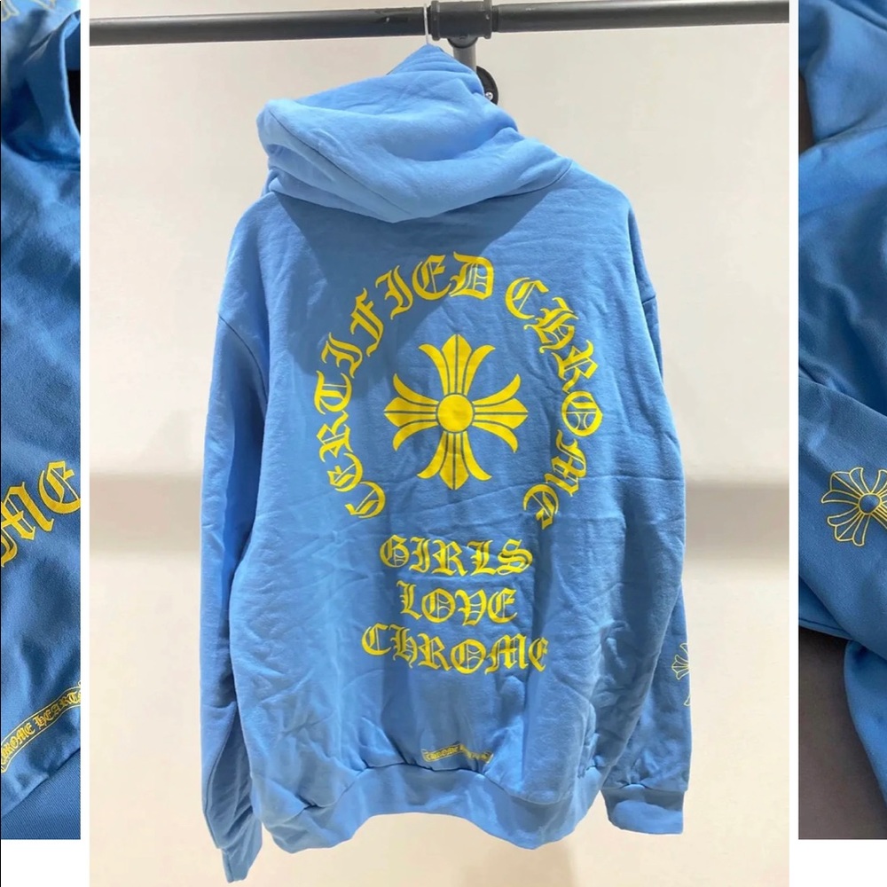 Drake x chrome heart hoodie